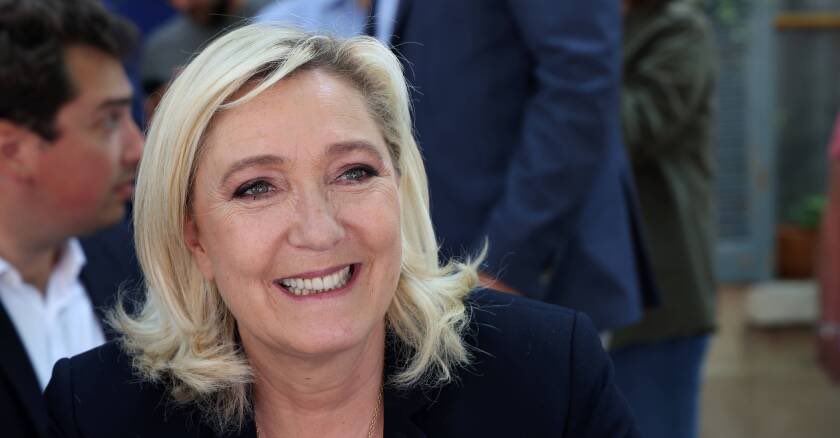 Européennes : « Oui », Marine Le Pen est d’accord pour débattre avec Emmanuel Macron