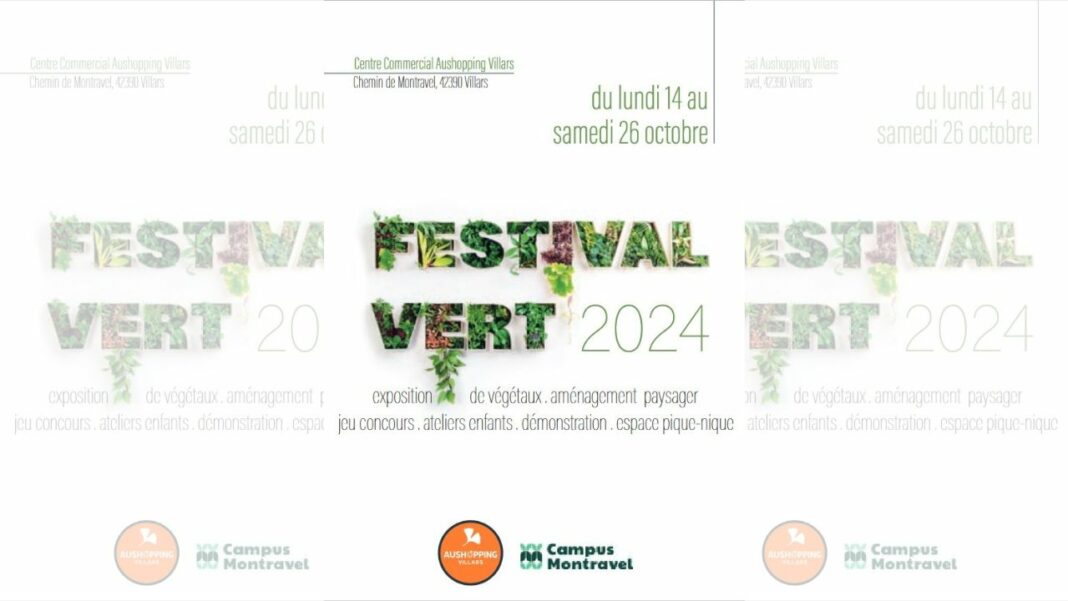 Aushopping Villars dévoile la 1ère Edition du Festival Vert